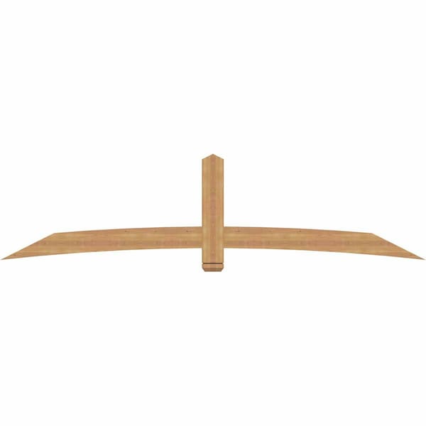 Ekena Millwork Bellingham Timber Gable Bracket, Western Red Cedar, 108"W x 27"H x 1 1/2"D x 5 1/2"F, 6/12 Pitch GBW108X27X0206BEL00SWR - main